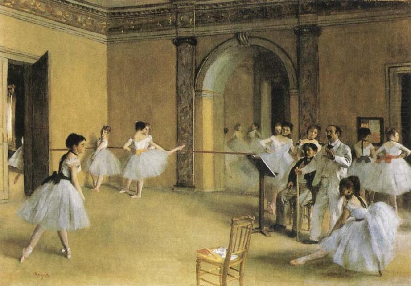 Dance Class at hte Opera, Edgar Degas